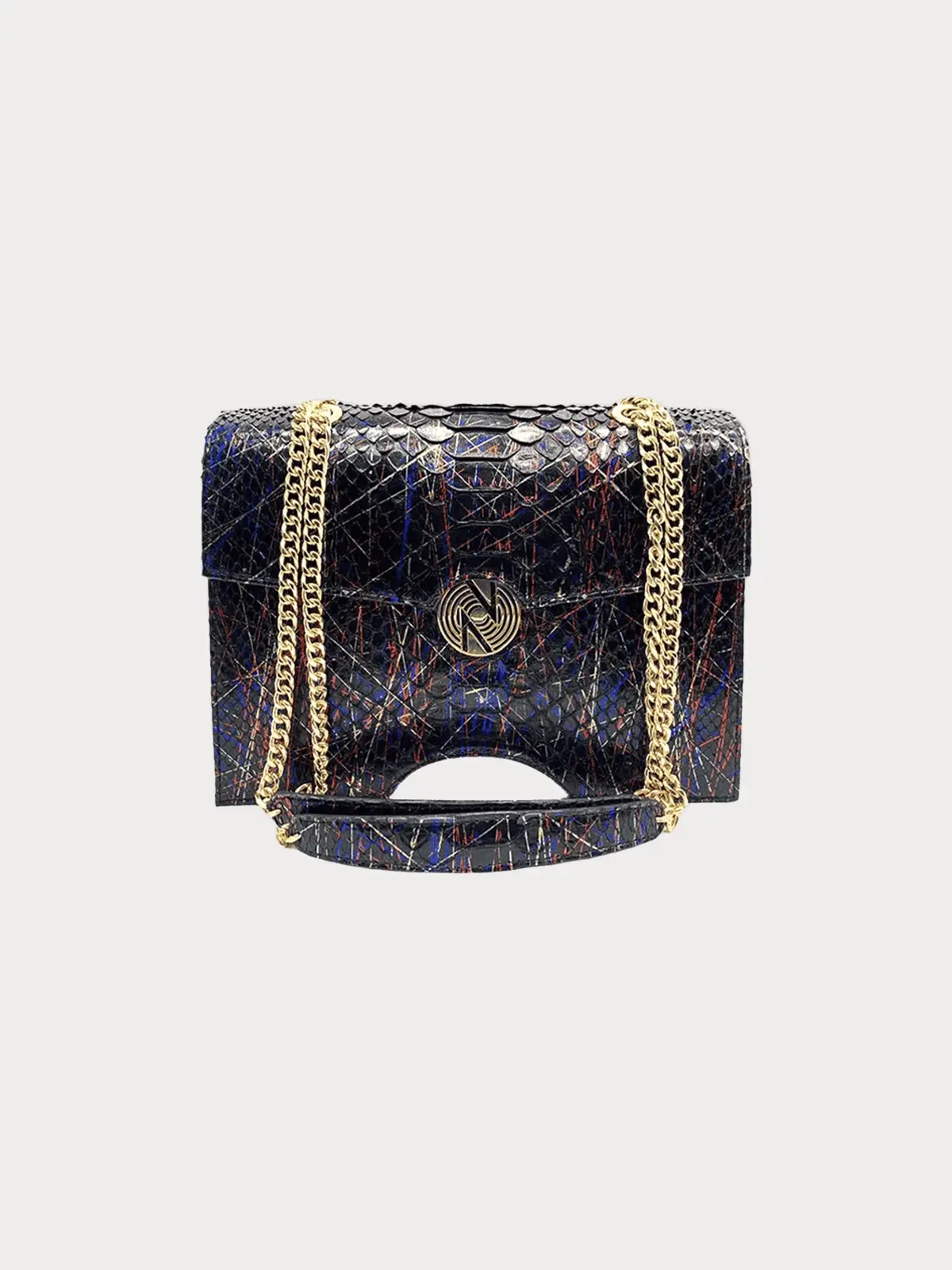 sac anta cuir python